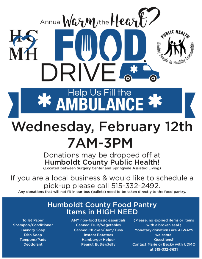 Warm The Heart Food Drive